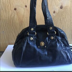 Marc Jacob black leather shoulder bag